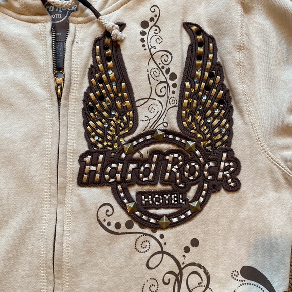 Like new Hard Rock Hotel zip-up hoodie!! Size medium Cotton and polyester - Picture 2 of 4